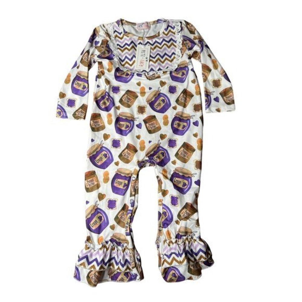 Pete & Lucy Peanut Butter and Jelly Jumper Size 18-24 Months